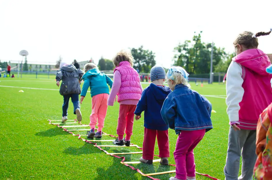 Illustration of children engaging in activities that promote healthy lifestyles